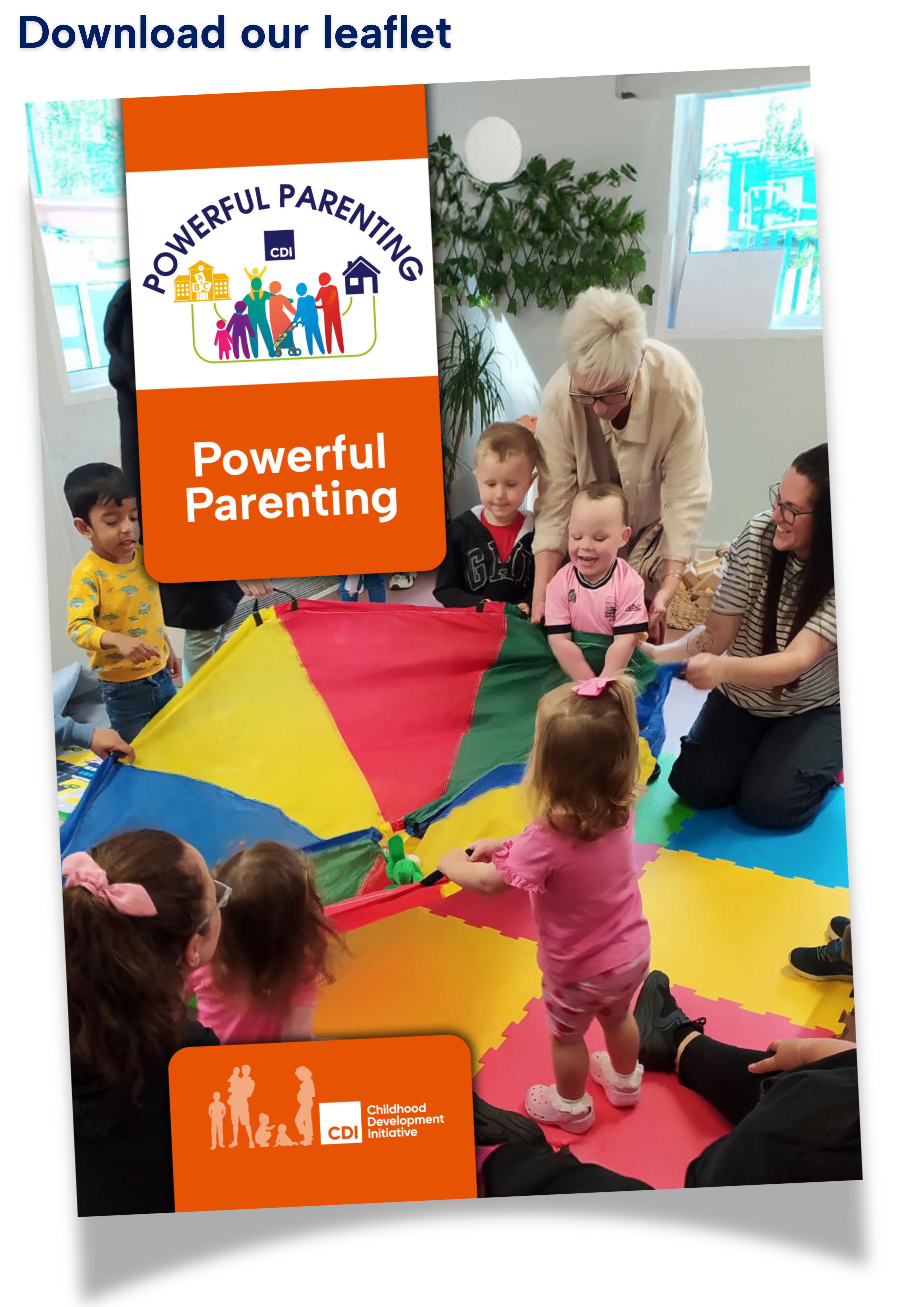 CDI Powerful Parenting leaflet